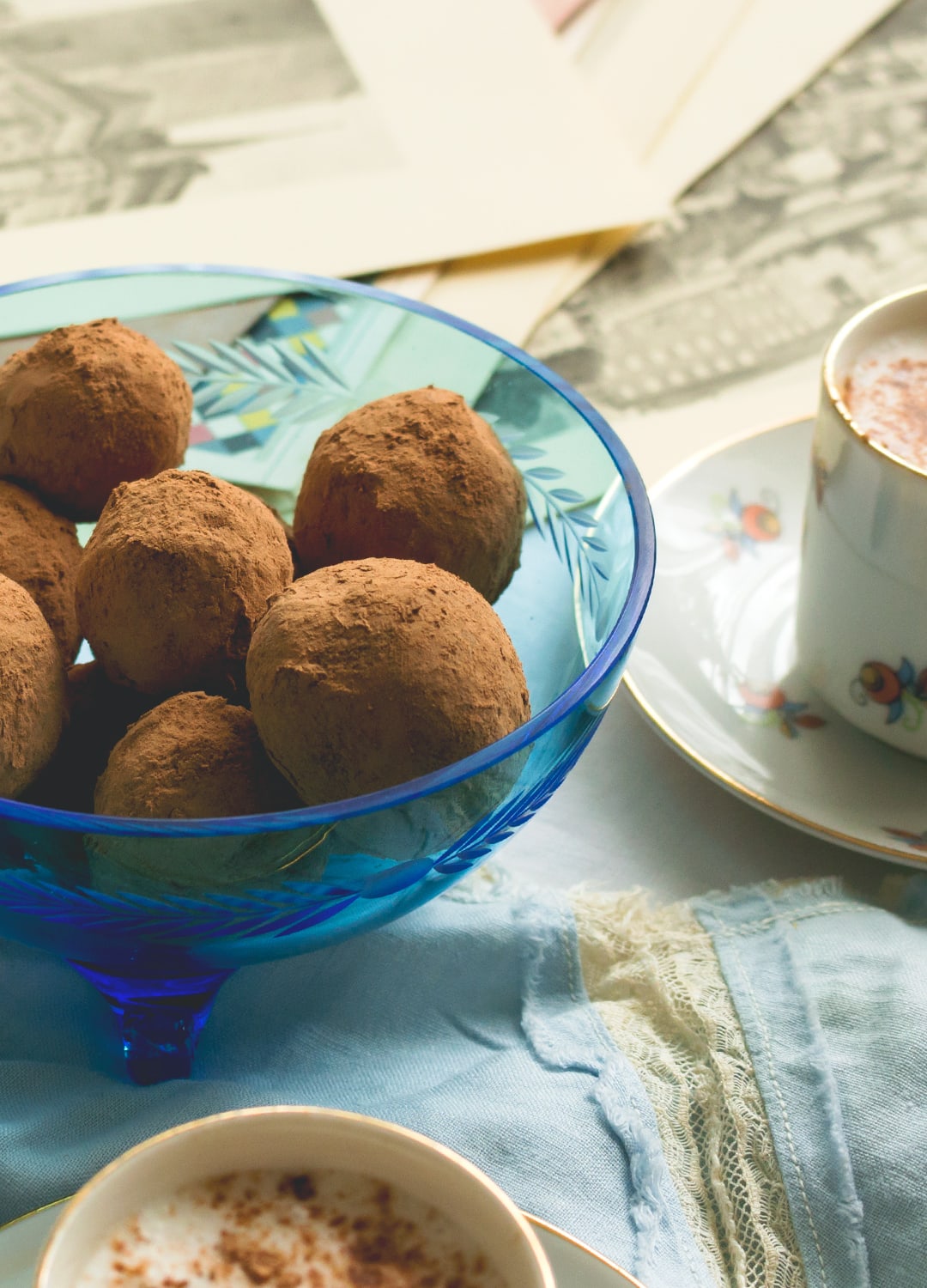 Chocolate Truffles - sweet and chocolatey, these truffles are the perfect dessert or snack when you're craving something sweet. Great way to use up leftover pulp from making coconut milk! | thehealthfulideas.com
