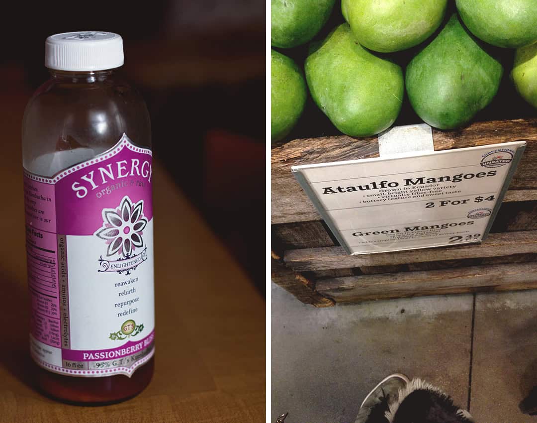 Where to Eat in New York: Whole Foods favorites - Kombucha, Ataulfo Mangos | thehealthfulideas.com