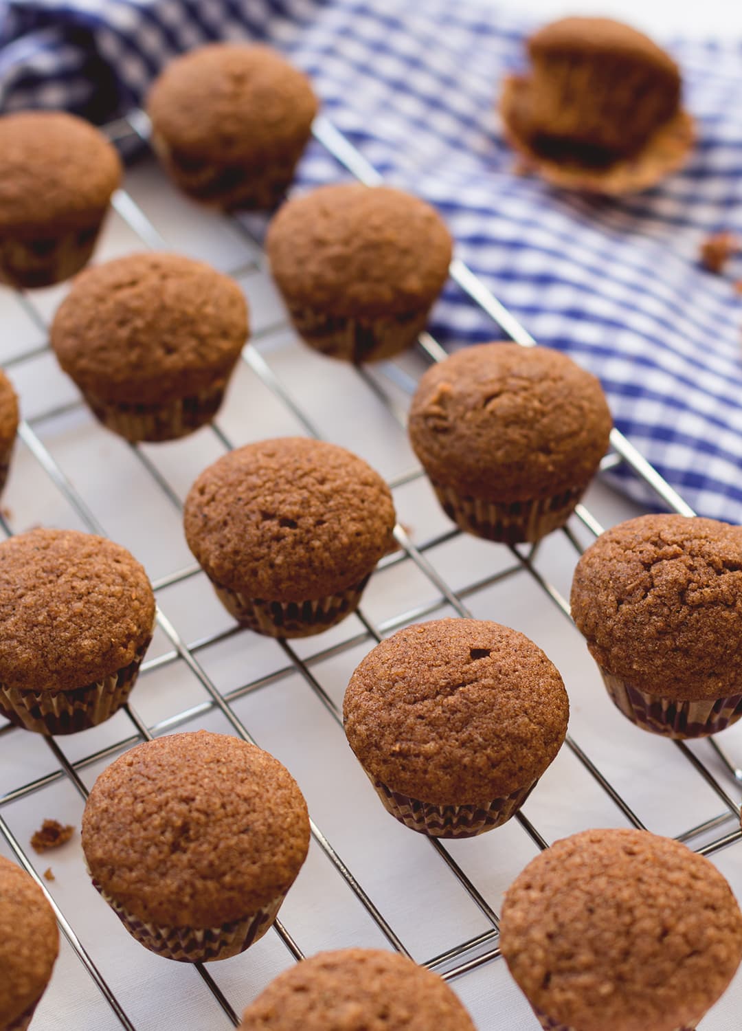 Simple Chai Muffins - a great breakfast for chai tea lovers! They're easy to make, gluten and dairy free, and absolutely devine! You'll want to keep baking chai-spiced food! | thehealthfulideas.com