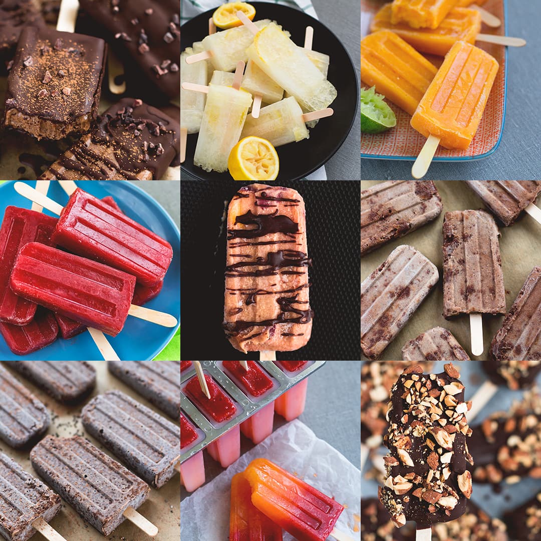 Healthy Vegan Popsicles ebook - 16 delicious popsicle recipes plus 1 BONUS Raw Chocolate Sauce recipe! Easy, simple, sweet, and perfect for this summer! Get yours for 25% OFF when you use the code "25off" at checkout! | thehealthfulideas.com