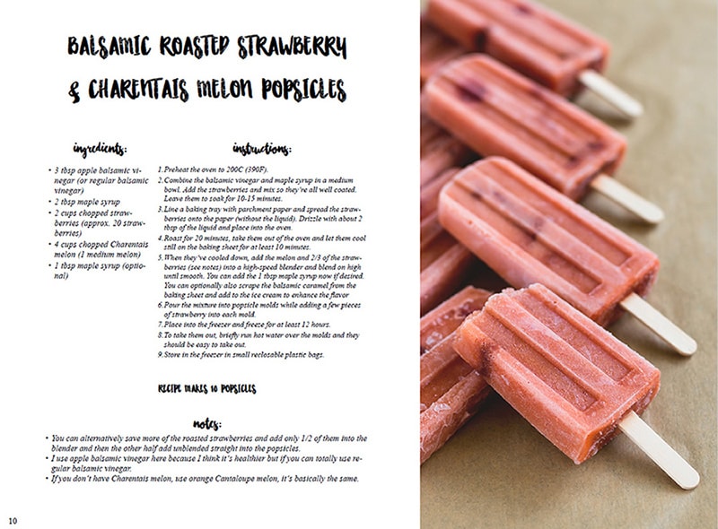 How to Make the Best Healthy Vegan Popsicles ebook - 16 delicious popsicle recipes plus 1 BONUS Raw Chocolate Sauce recipe! Easy, simple, sweet, and perfect for this summer! | thehealthfulideas.com