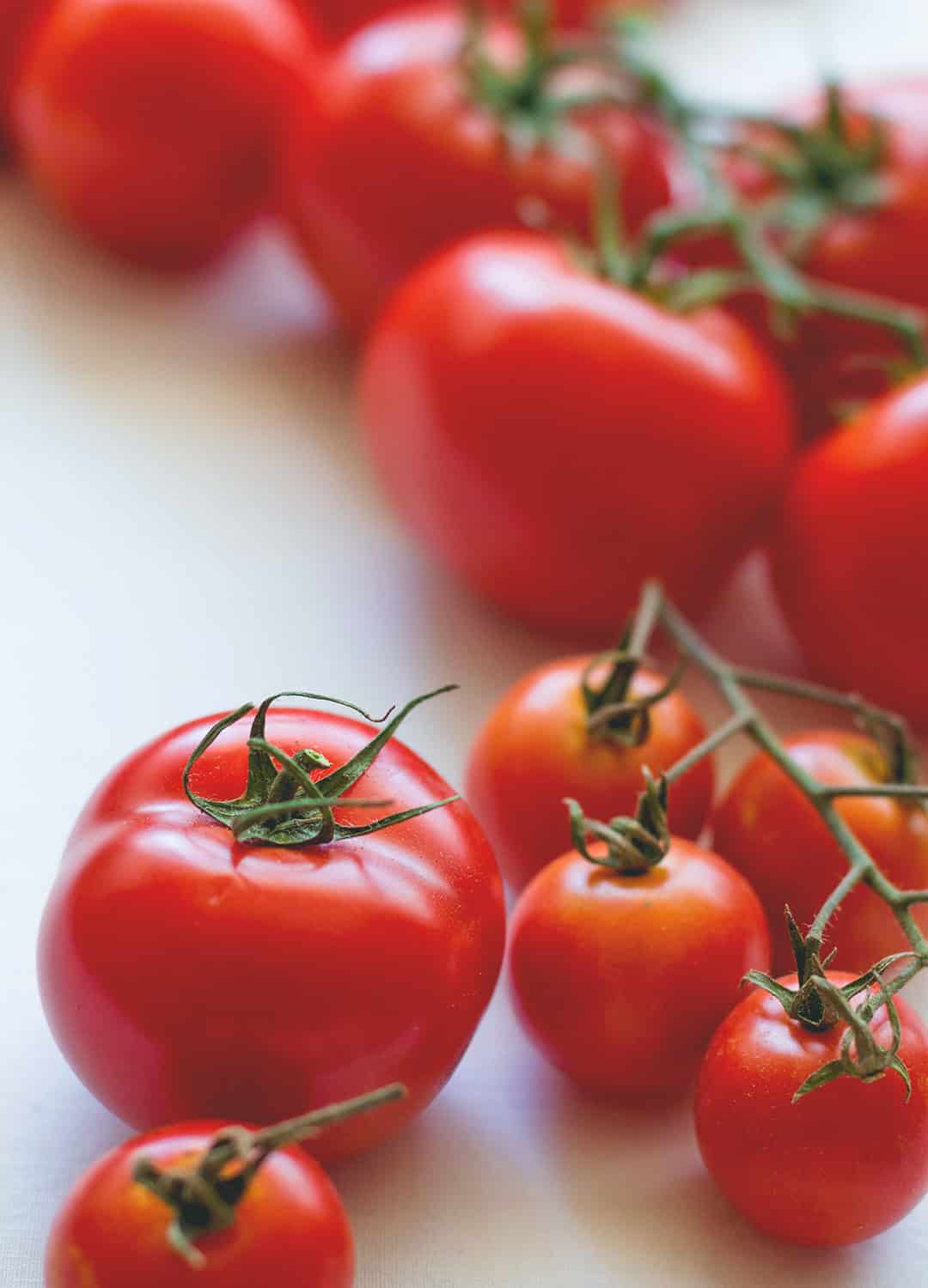 Fresh Tomato Pasta with Herbs - 8 ingredients, ready in less than 30 minutes! We love this recipe. SO delicious, comforting, hearty, and perfect for fall! | thehealthfulideas.com