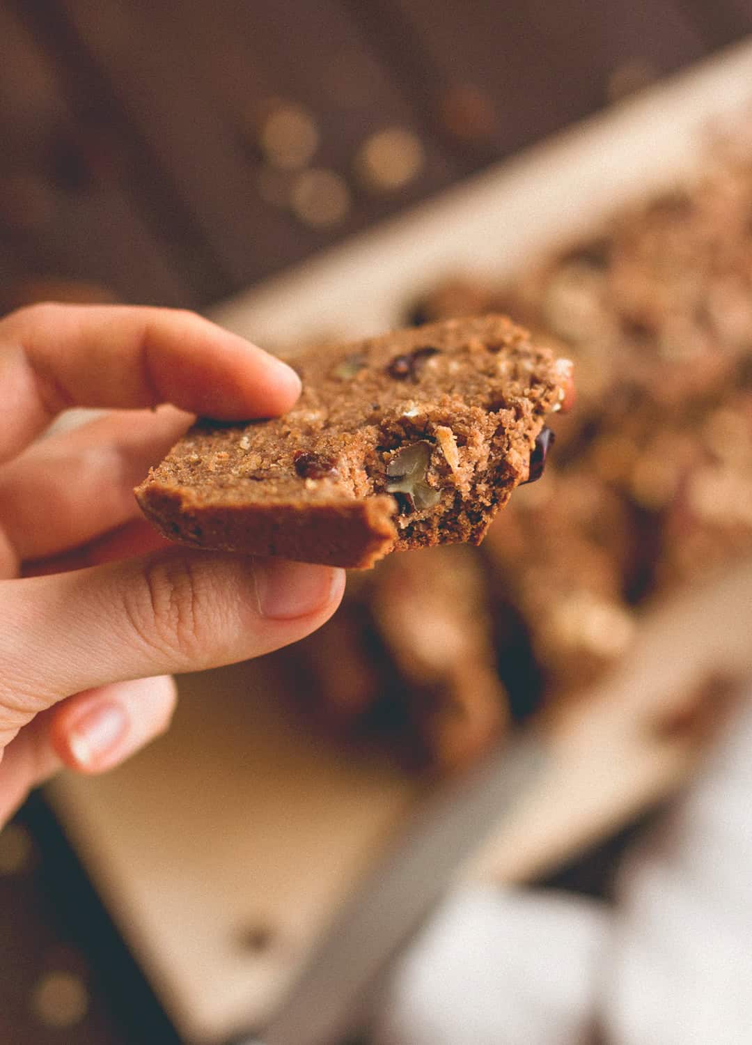 Christmas Spiced Bread with Nuts and Dried Fruit (vegan, gluten-free) - this bread is the perfect start to a crispy Christmas morning. You'll love this recipe! | thehealthfulideas.com