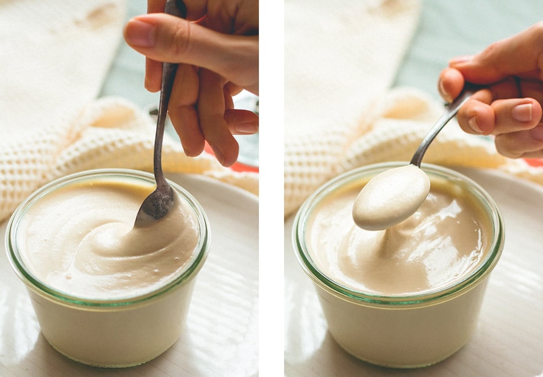 Sweet Cashew Cream - raw vegan and delicious! You'll love this recipe, it's super versatile! It's incredible how similar it is to dairy cream. | thehealthfulideas.com