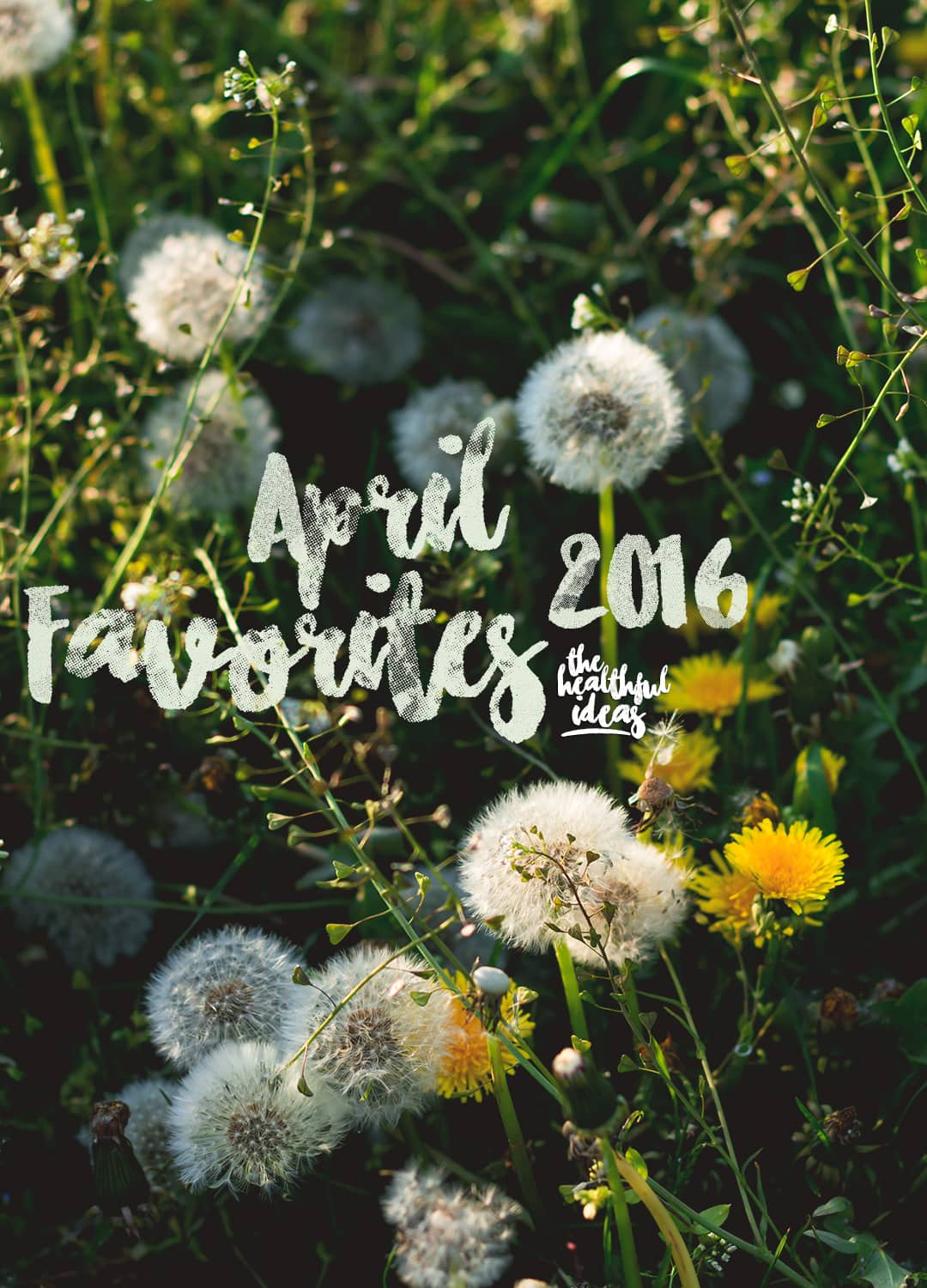 Monthly Favorites: April 2016 | thehealthfulideas.com