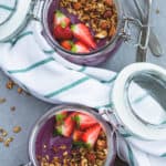 Raw Maqui Berry Buckwheat Porridge - raw soaked buckwheat, maqui berry powder, cacao, frozen berries, and a couple more delicious ingredients. I love this recipe, it's my go to breafast! So easy, healthy, and satisfying! | thehealthfulideas.com