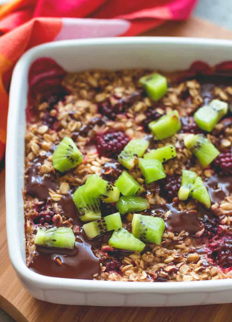 Blackberry Baked Oatmeal The Healthful Ideas