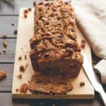 Christmas Spiced Bread with Nuts and Dried Fruit (vegan, gluten-free) - this bread is the perfect start to a crispy Christmas morning. You'll love this recipe! | thehealthfulideas.com