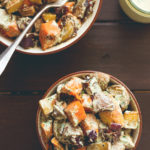 Roasted Potato Salad with Dill Cashew Dressing (vegan, gluten-free) - this is the perfect side dish or a great addition to vegan brunch. Potatoes roasted with herbs, drizzled with amazing cashew dressing with dill. | thehealthfulideas.com