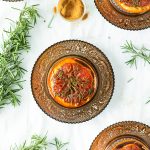 Broiled Grapefruit with Rosemary and Vegan Vanilla Ice Cream - The Healthful Ideas