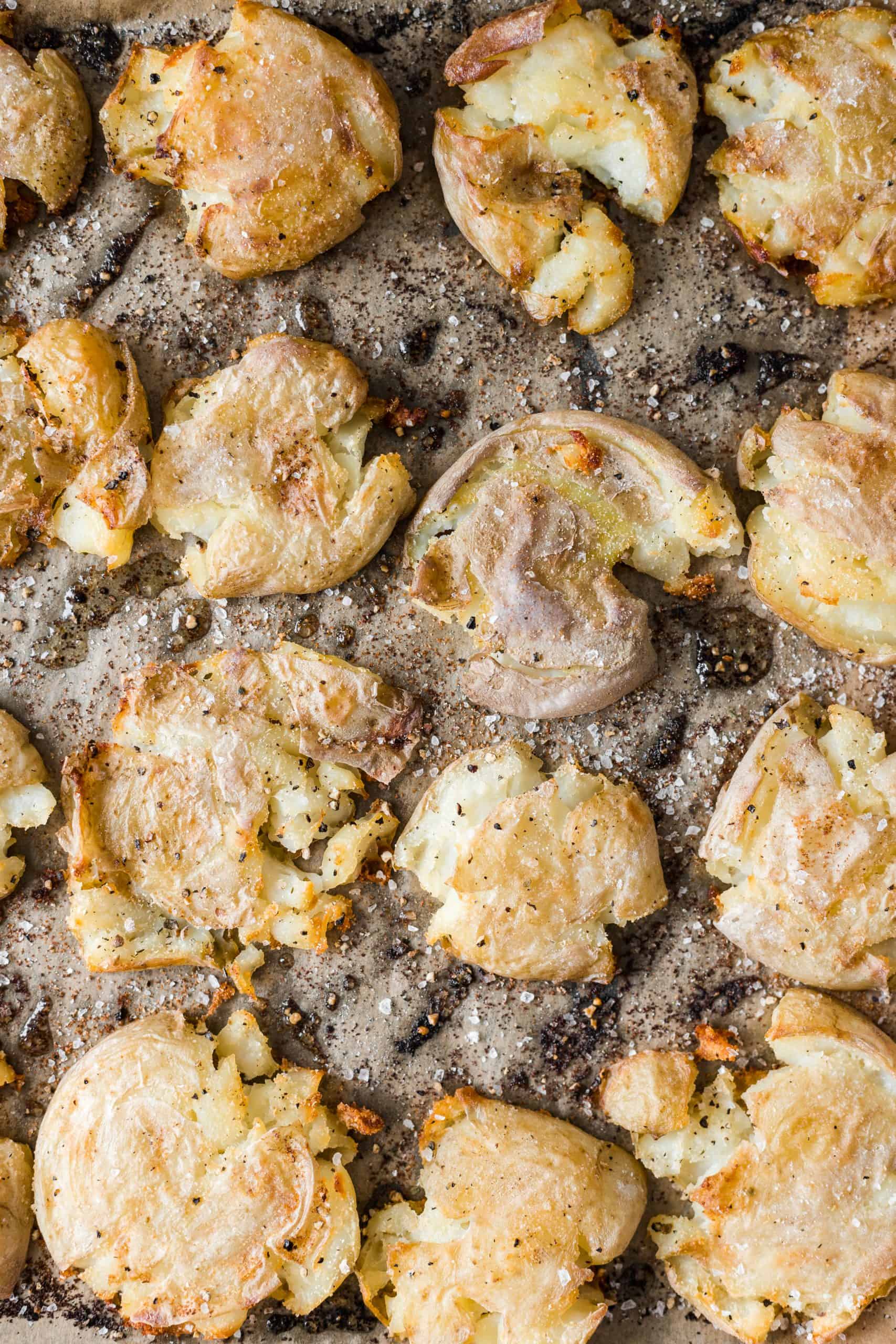 Crispy Smashed Potatoes with Garlic Aioli