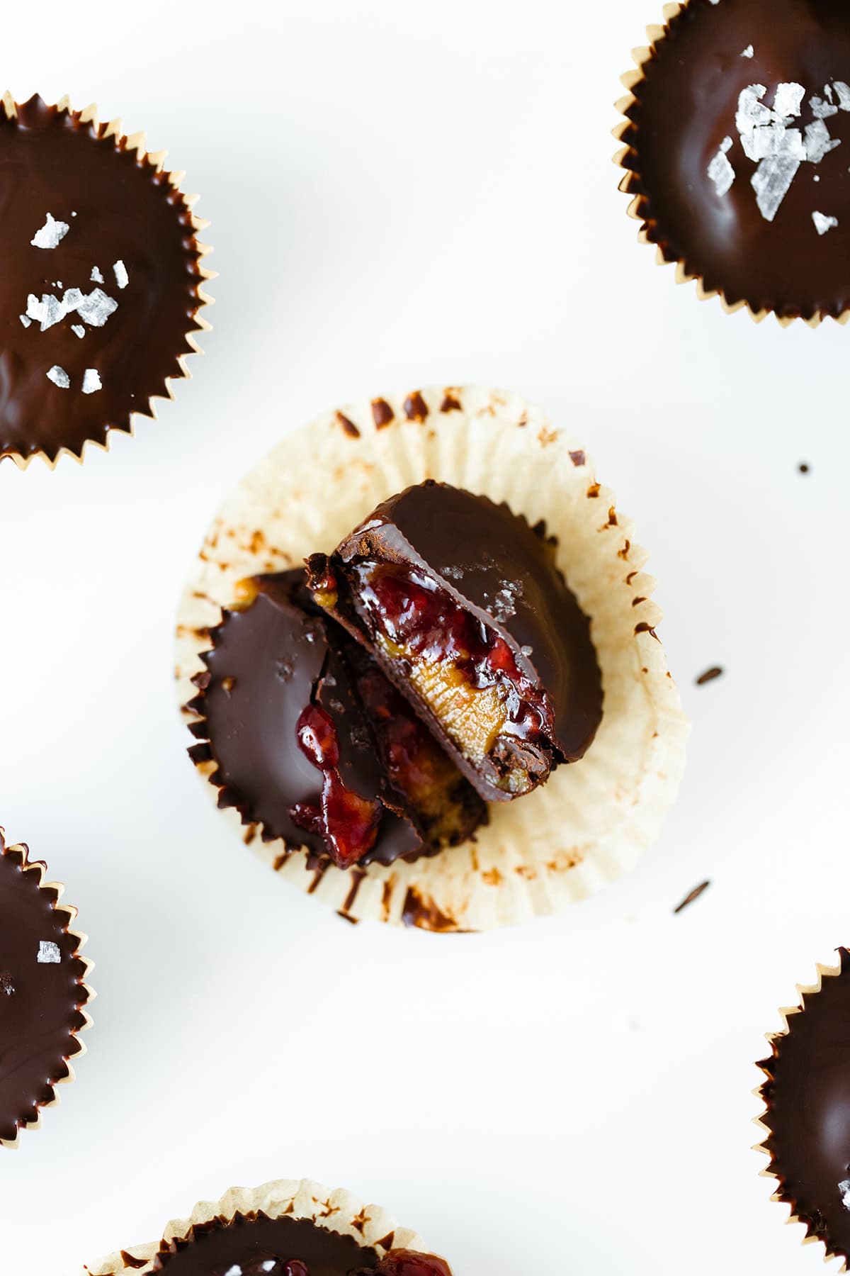 PB&J Chocolate cups (vegan, gluten-free, refined sugar free)