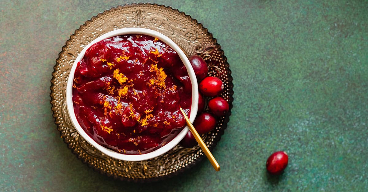 Orange Maple Cranberry Sauce - The Healthful Ideas