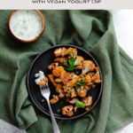 Smoky Za’atar Roasted Cauliflower Florets with Yogurt Dip