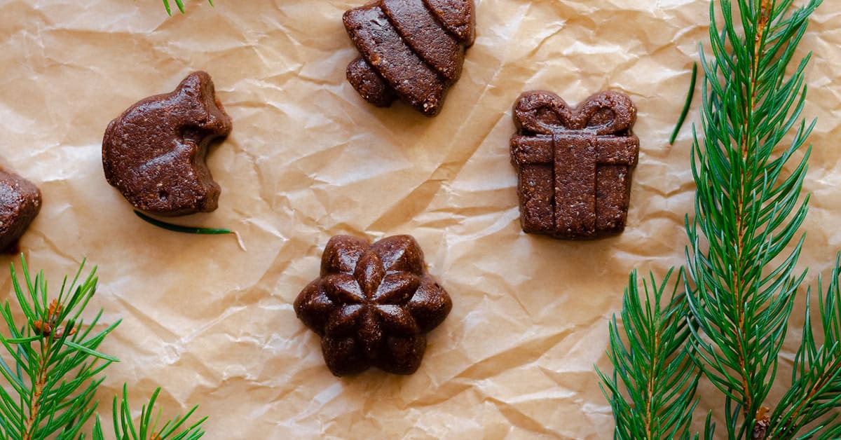 Chocolate Hazelnut Fudge Bites