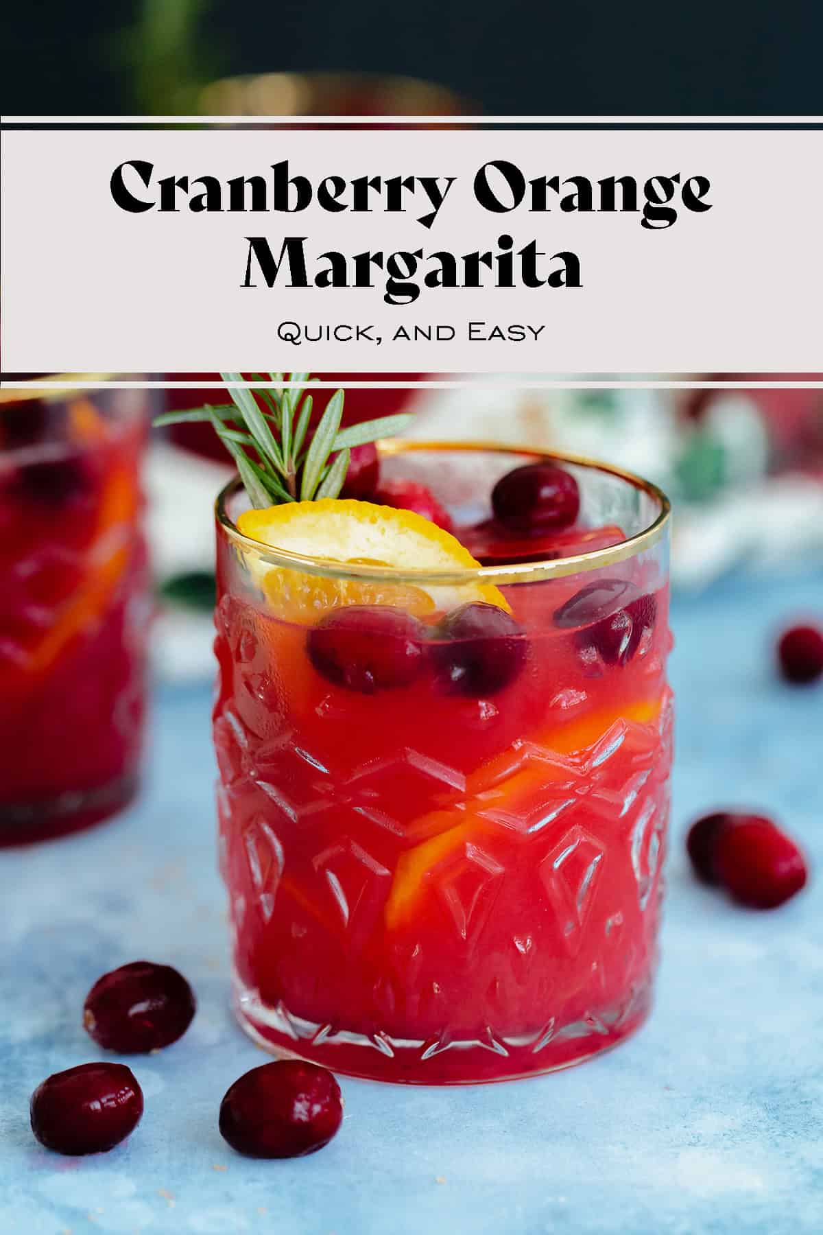 Cranberry Orange Margarita