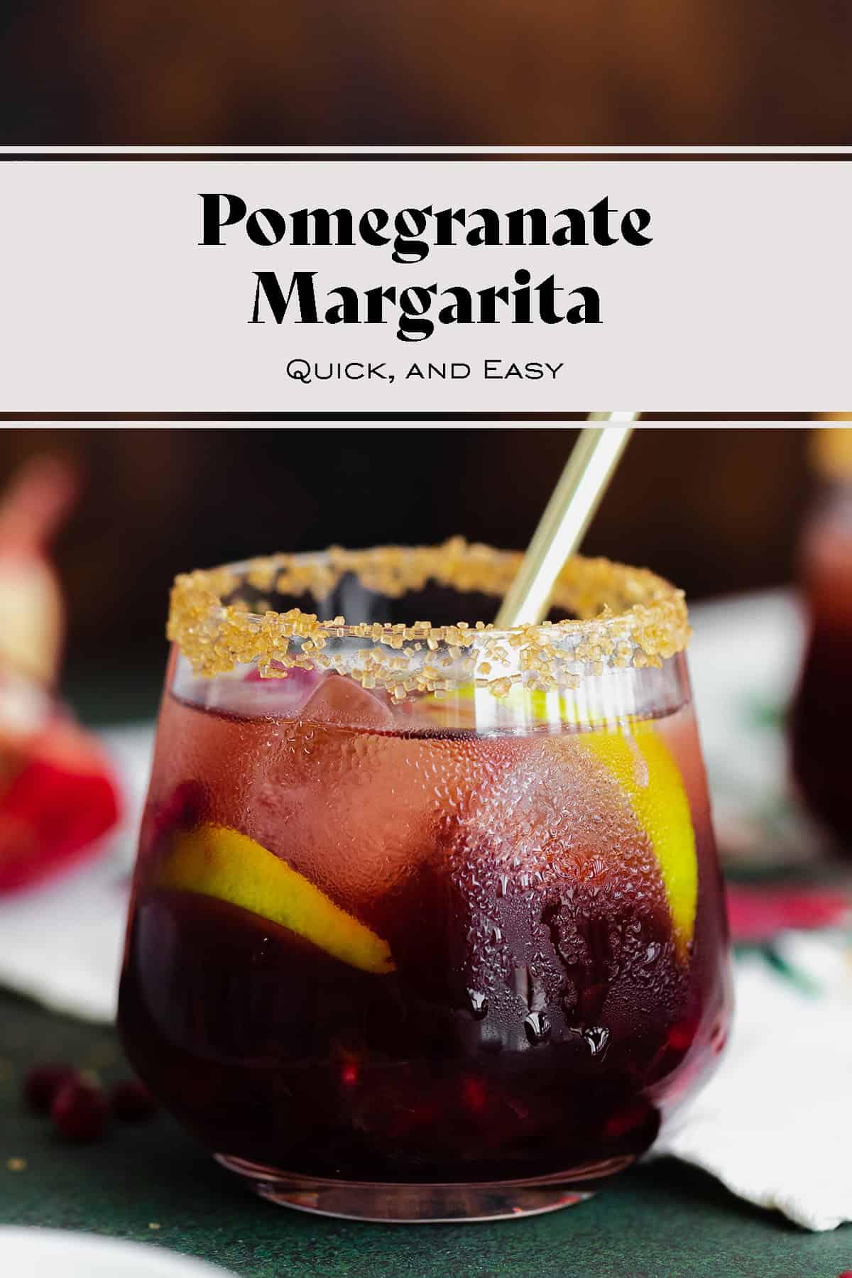 Pomegranate Margarita