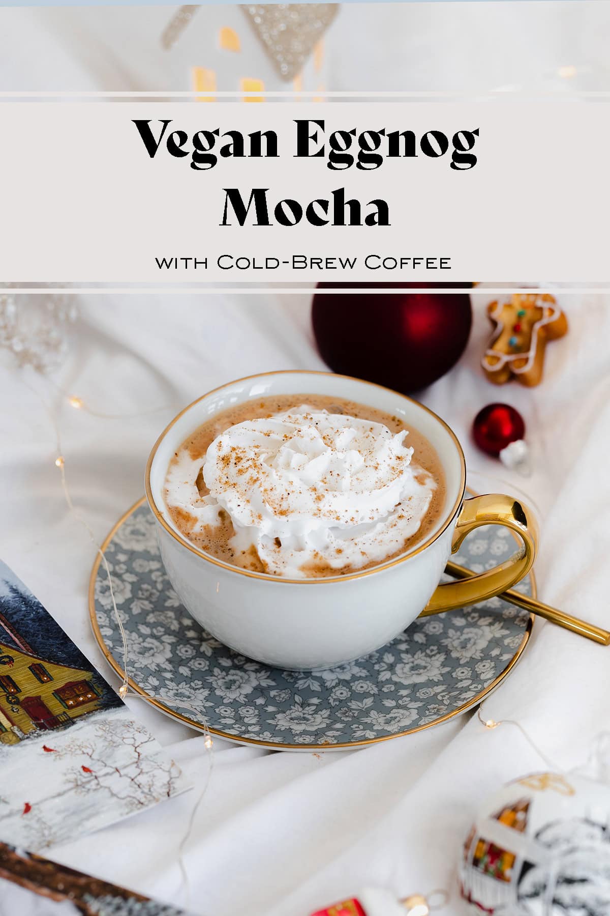 Vegan Eggnog Mocha