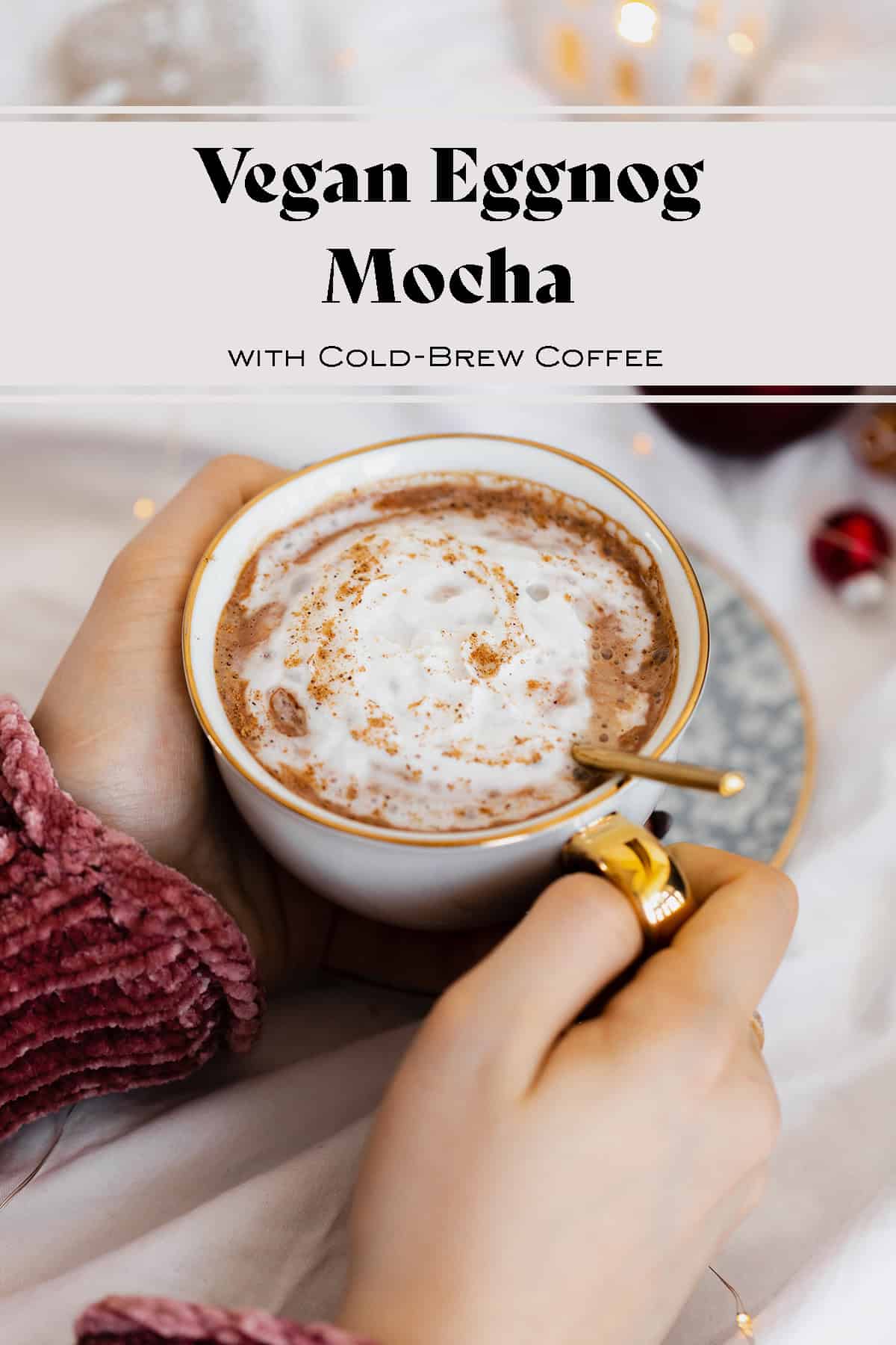 Vegan Eggnog Mocha