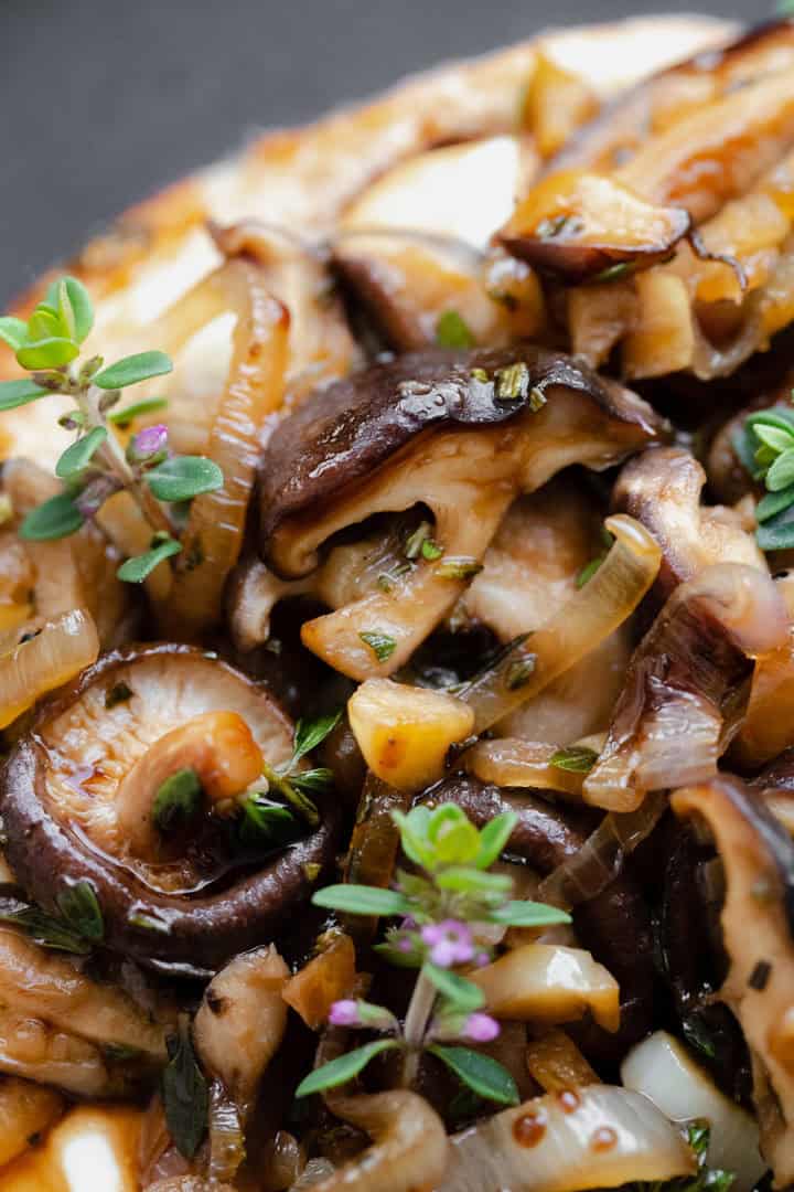 Whipped Goat Cheese Toast with Shiitake Mushroom The Healthful Ideas