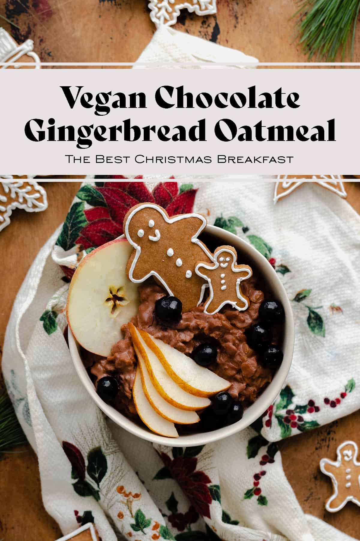 Chocolate Gingerbread Oatmeal