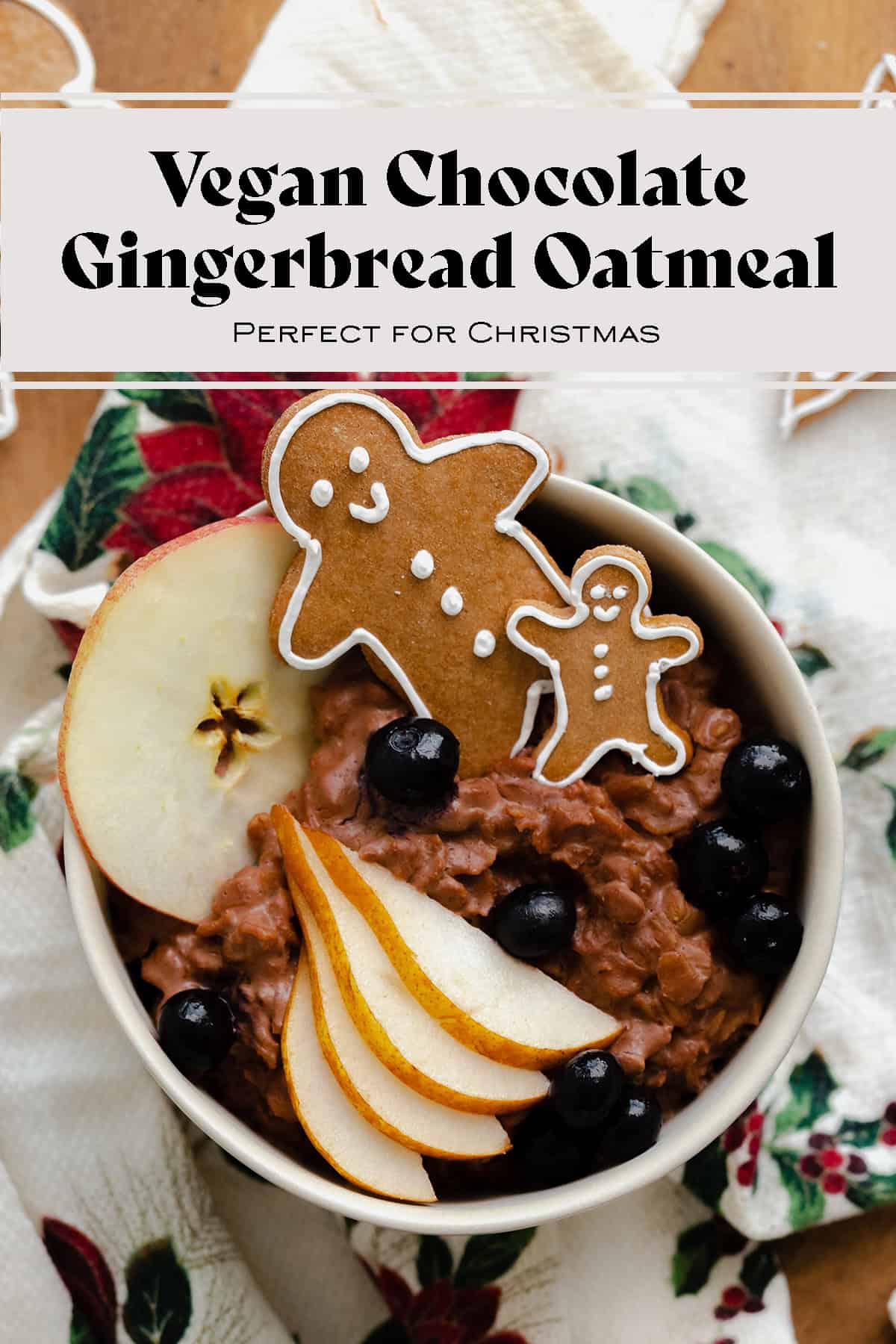 Chocolate Gingerbread Oatmeal