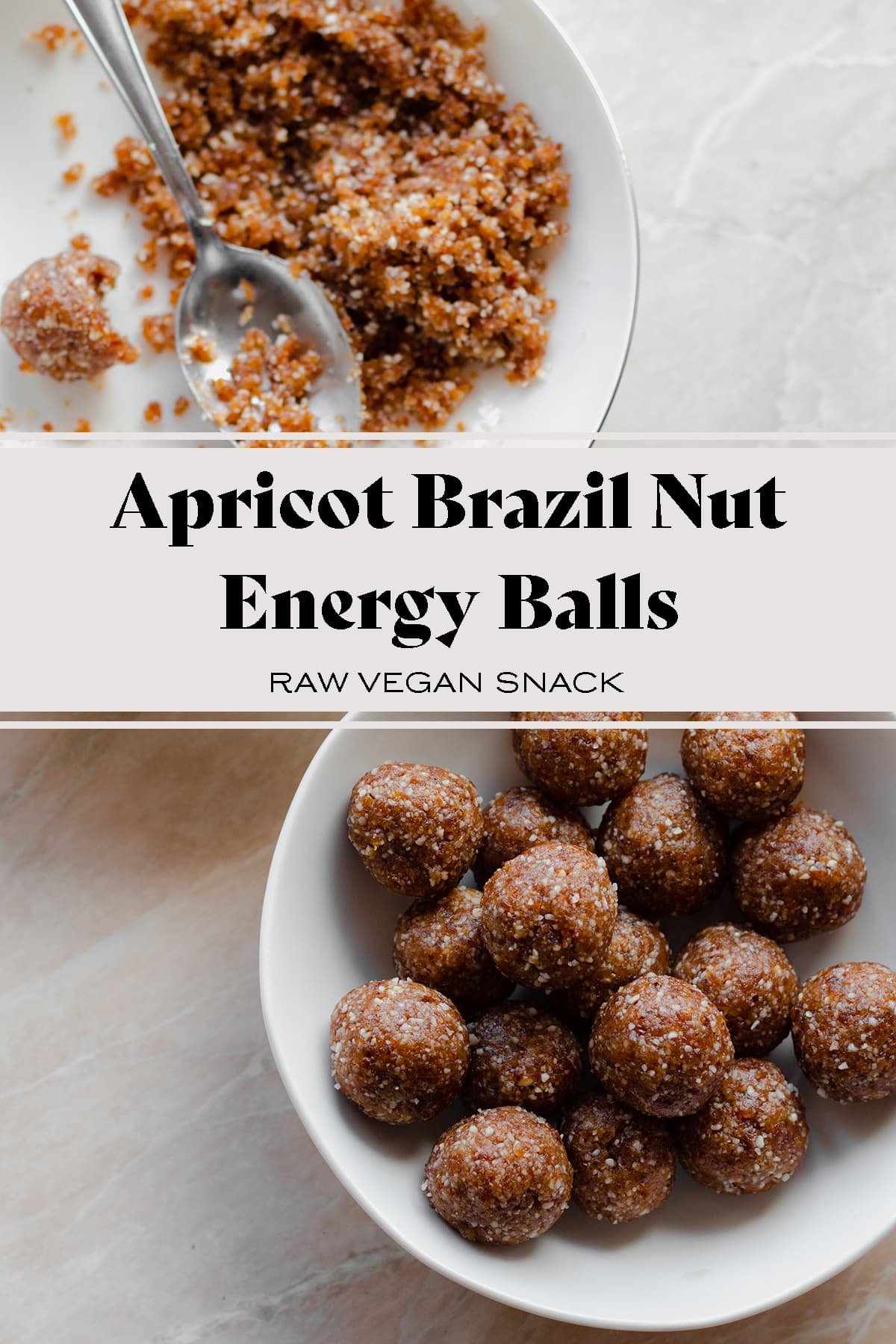 Apricot Brazil Nut Energy Balls