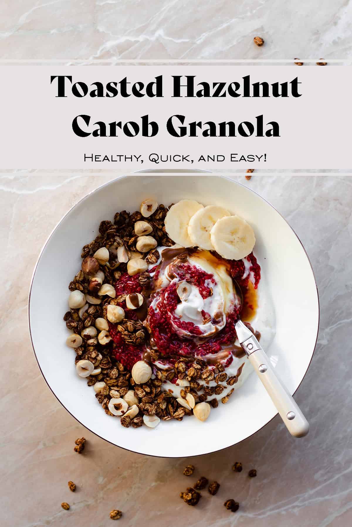 Hazelnut Carob Granola