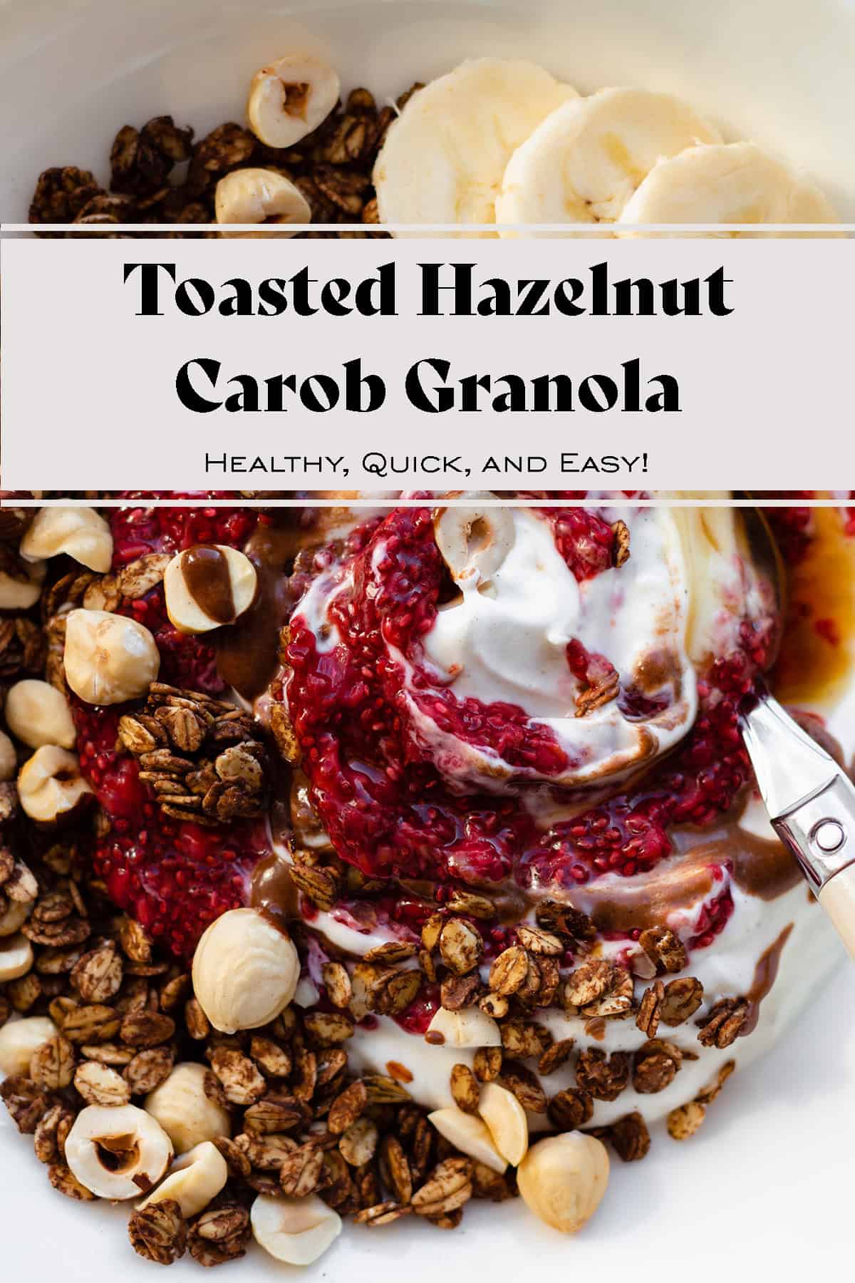 Hazelnut Carob Granola