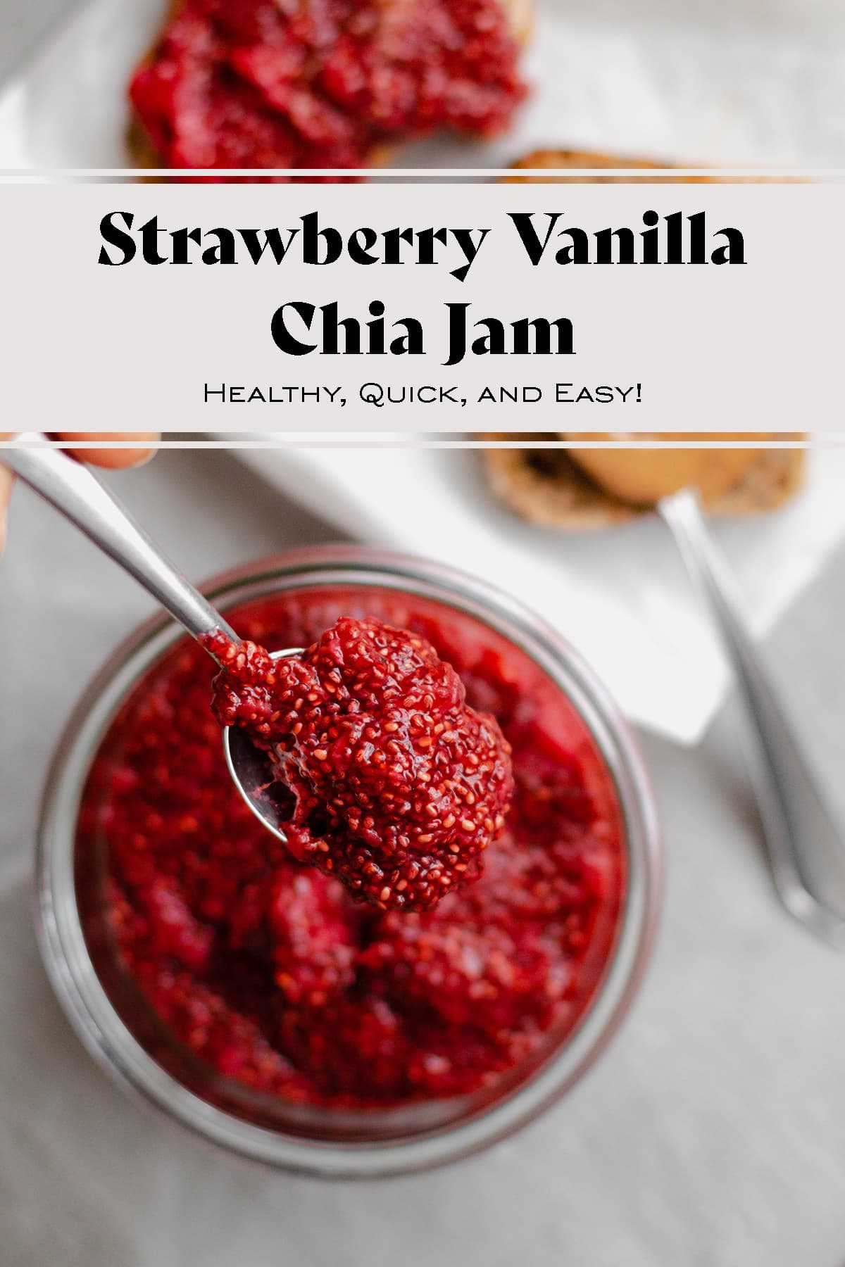 Strawberry Vanilla Chia Jam