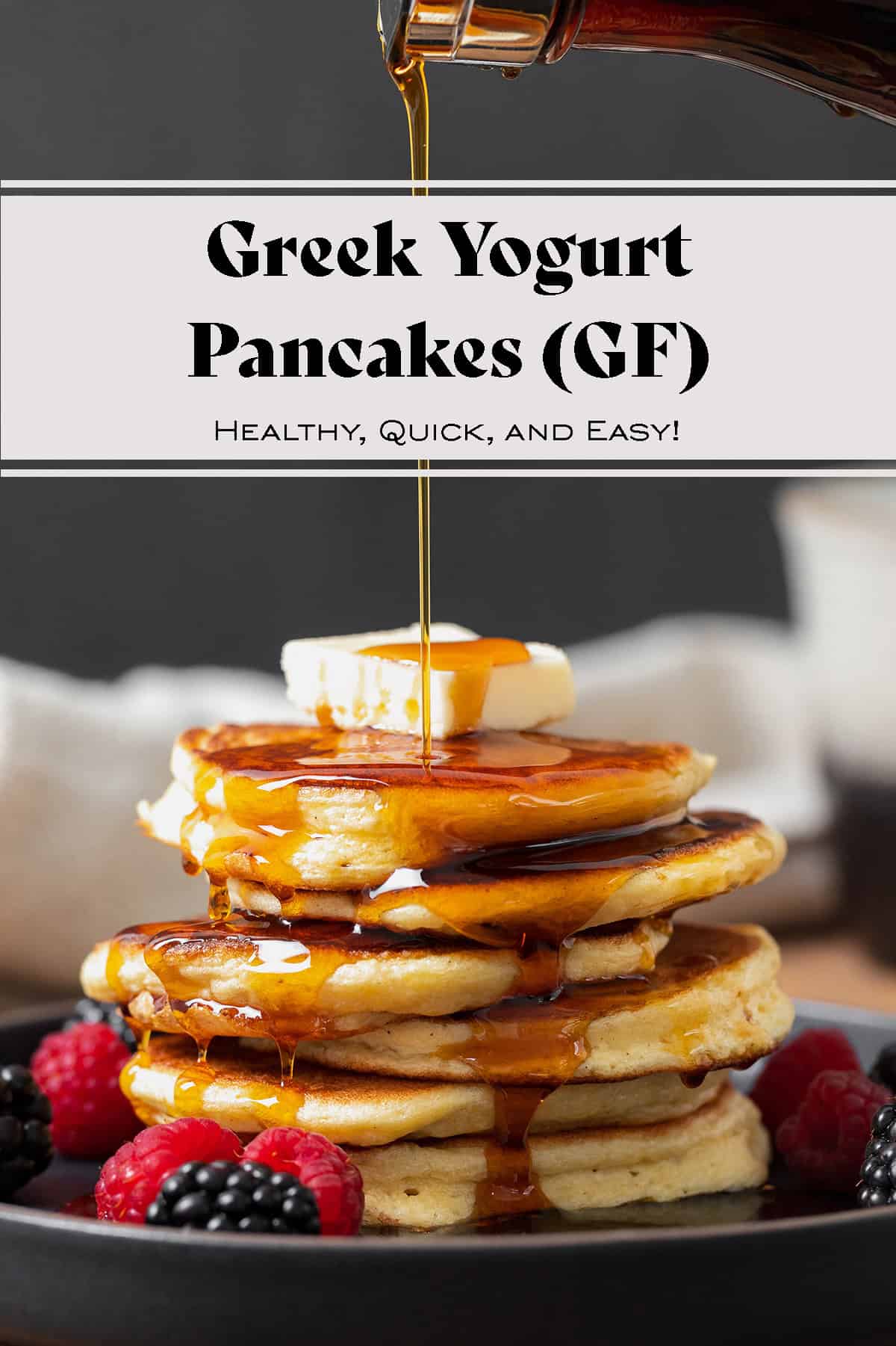 Healthy Greek Yogurt Pancakes