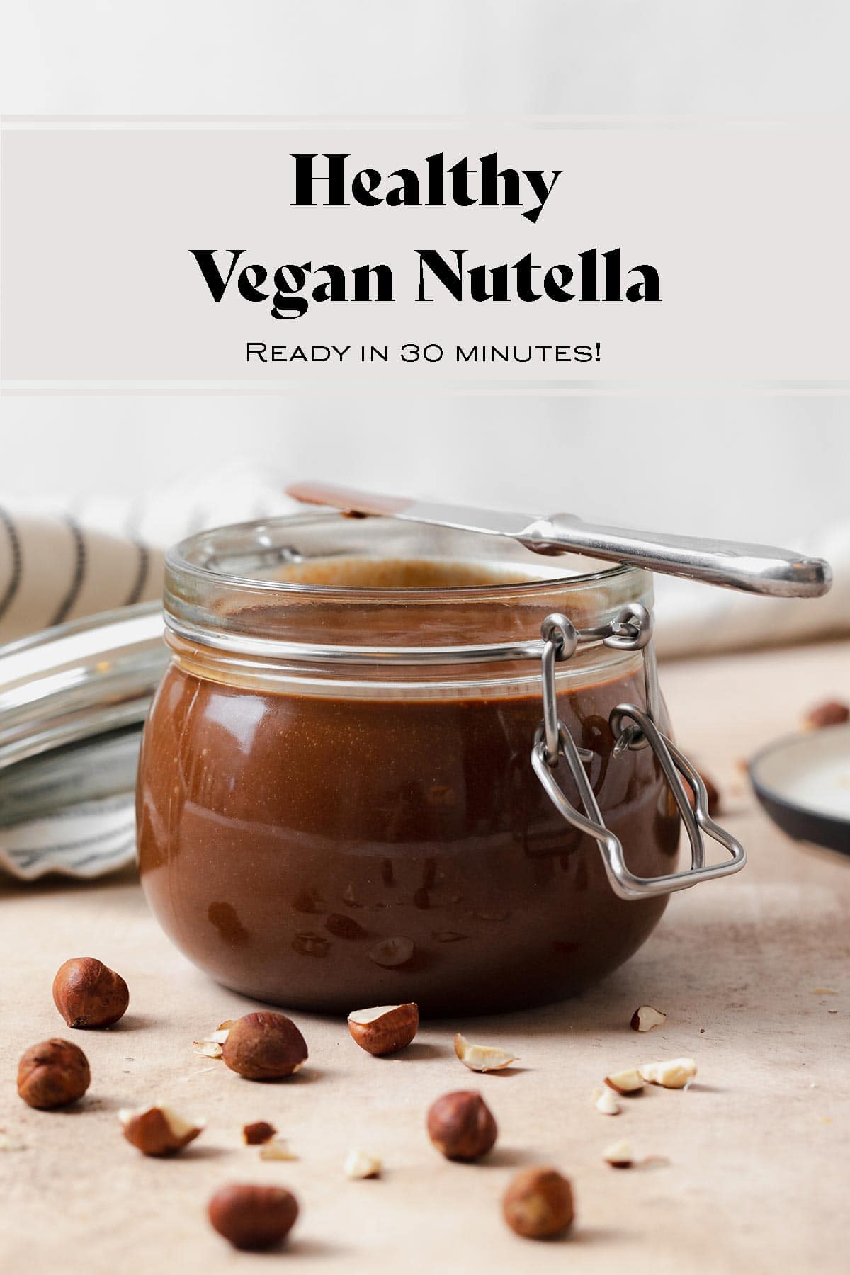 Homemade Healthy Nutella (vegan)