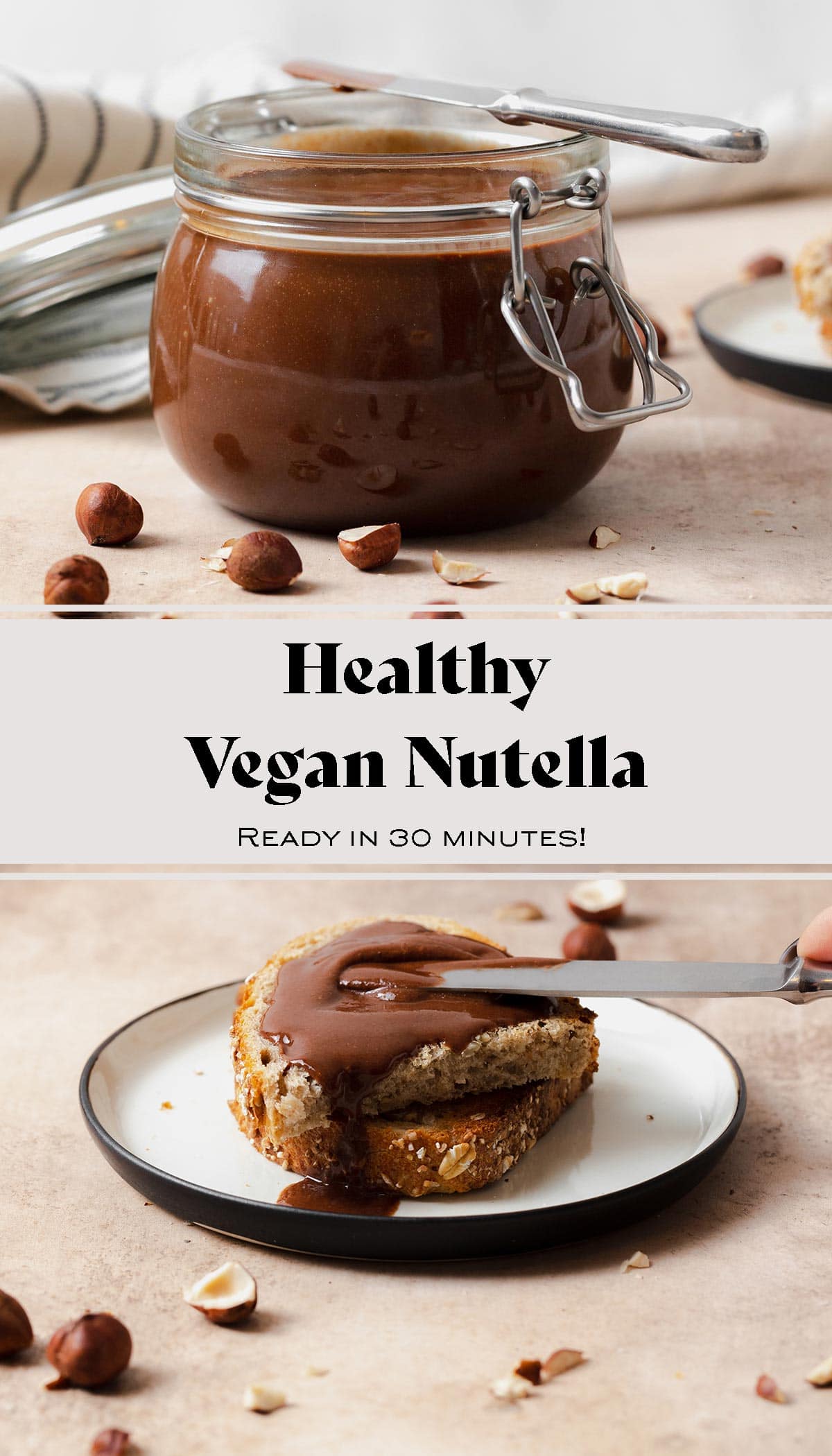 Homemade Healthy Nutella (vegan)