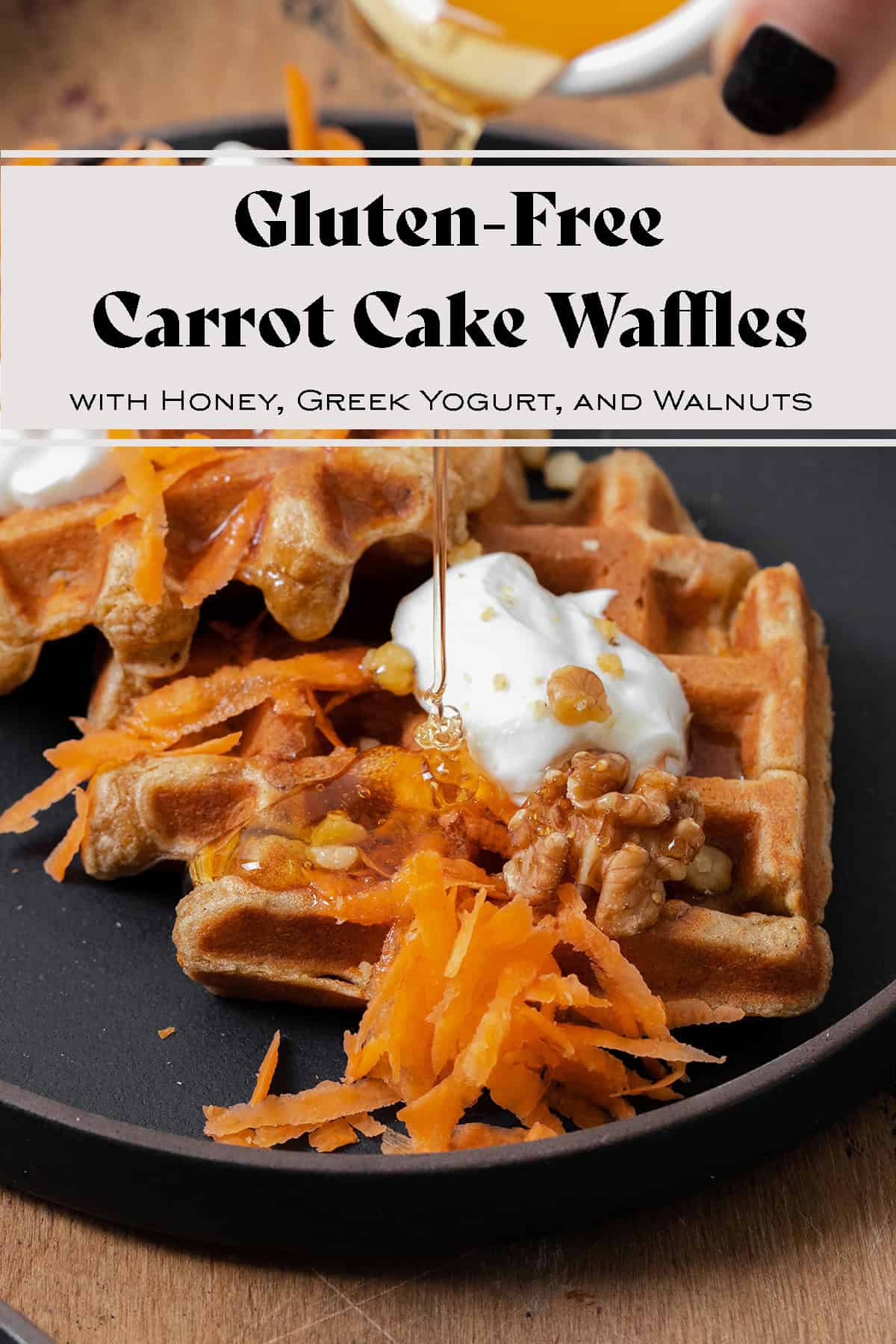 Gluten-Free Carrot Cake Waffles