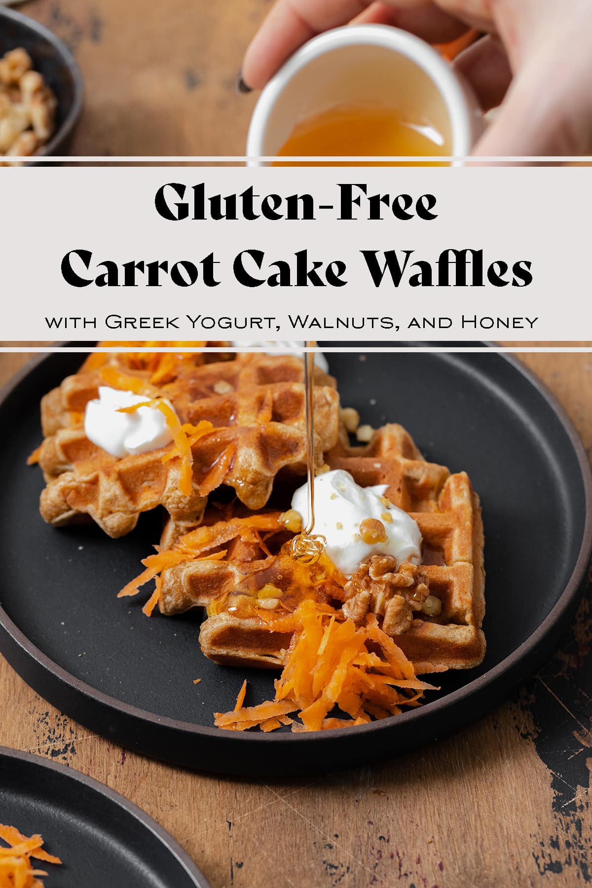 Gluten-Free Carrot Cake Waffles
