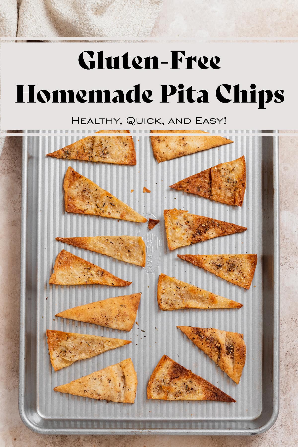 Homemade Gluten-Free Pita Chips