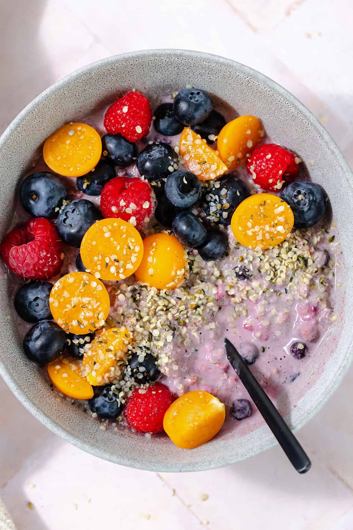 Blueberry Overnight Oats - The Healthful Ideas