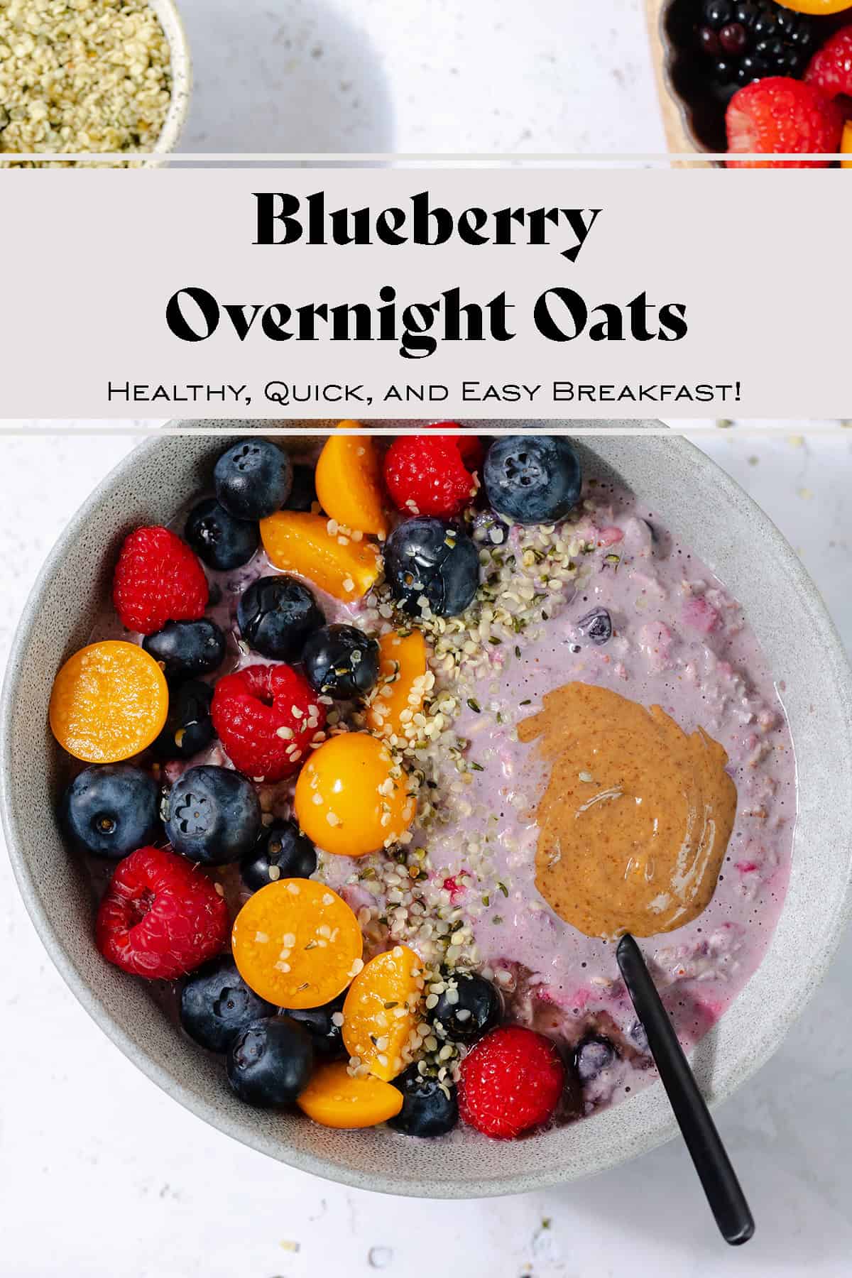 Blueberry Overnight Oats