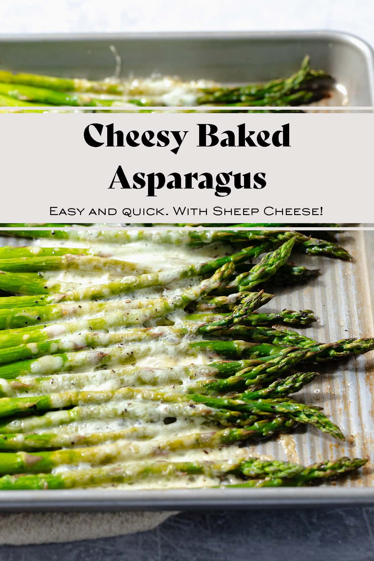 Cheesy Baked Asparagus - The Healthful Ideas