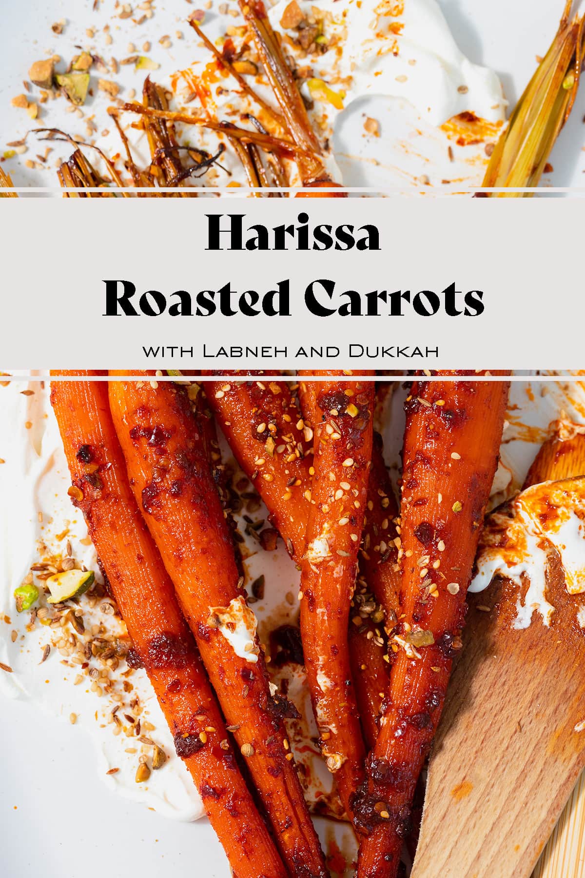 Harissa Roasted Carrots with Labneh and Dukkah