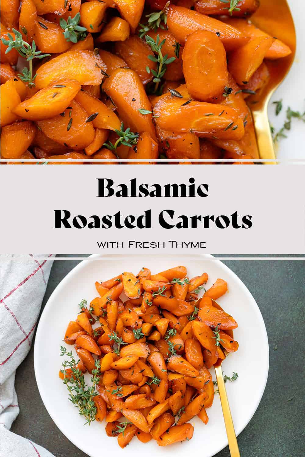 Balsamic Roasted Carrots