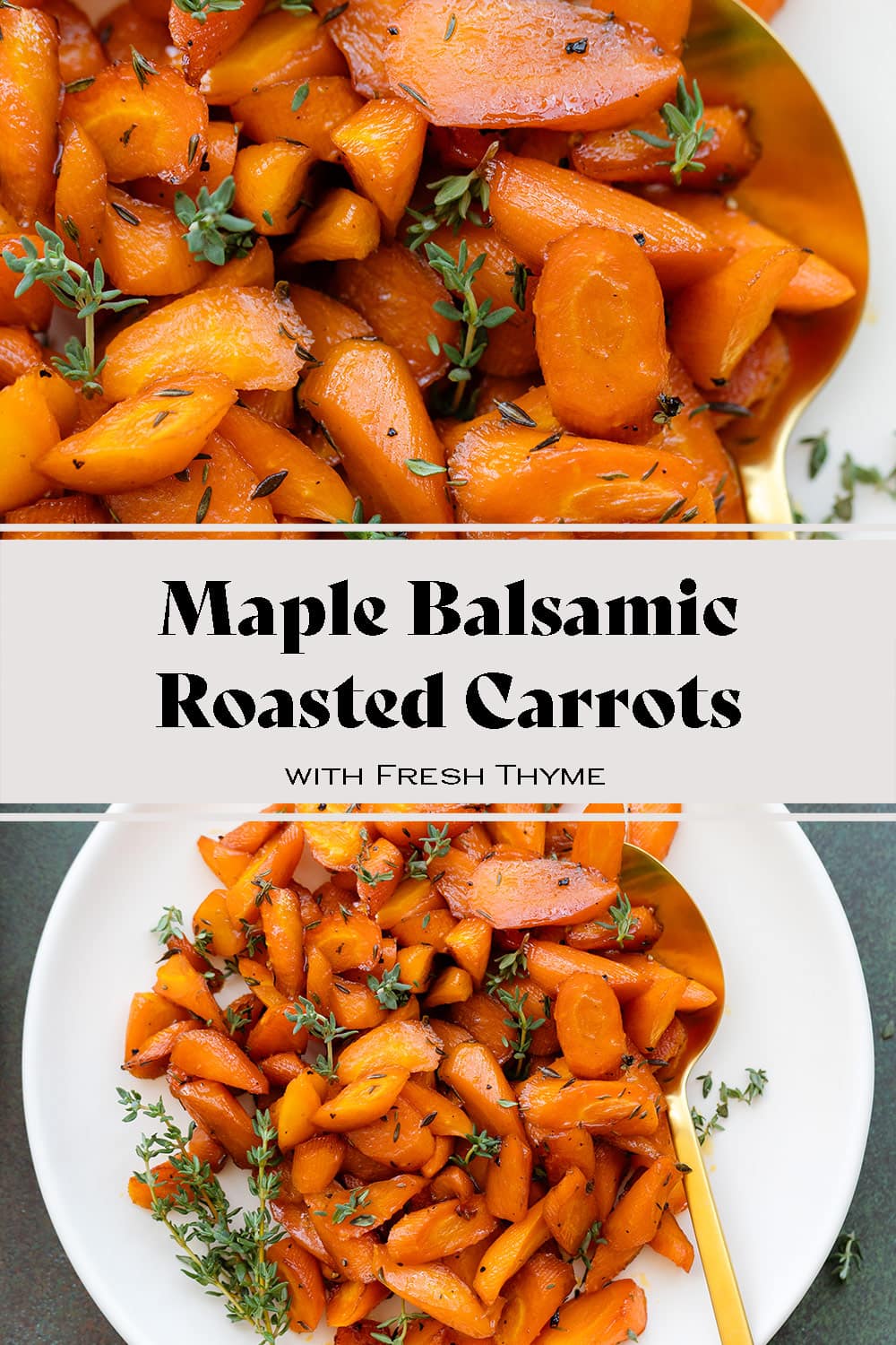 Balsamic Roasted Carrots