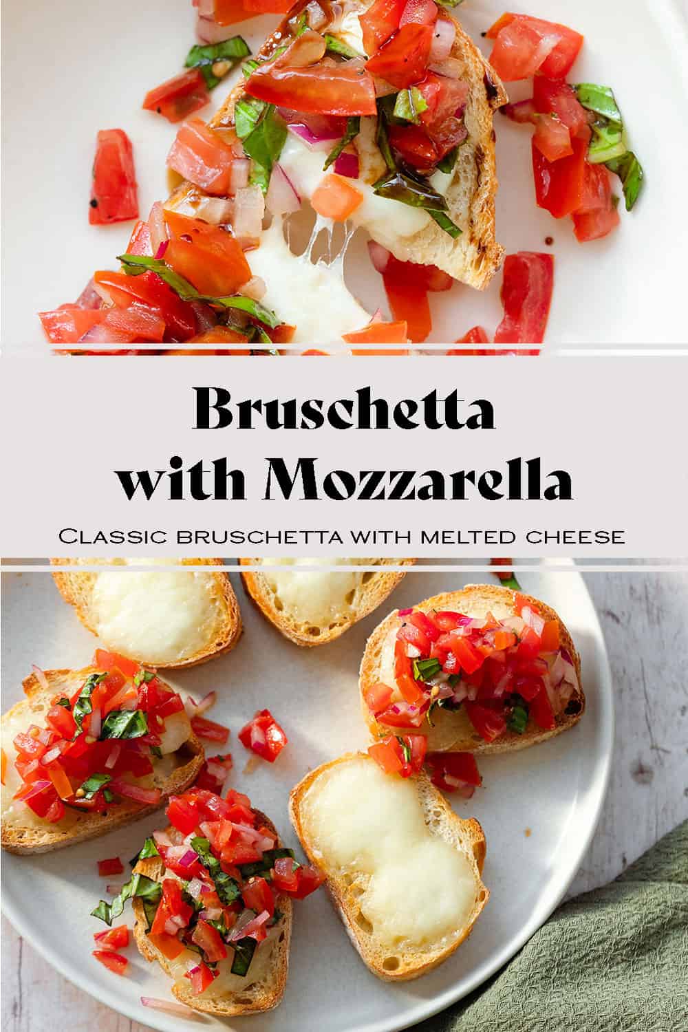 Bruschetta with Mozzarella