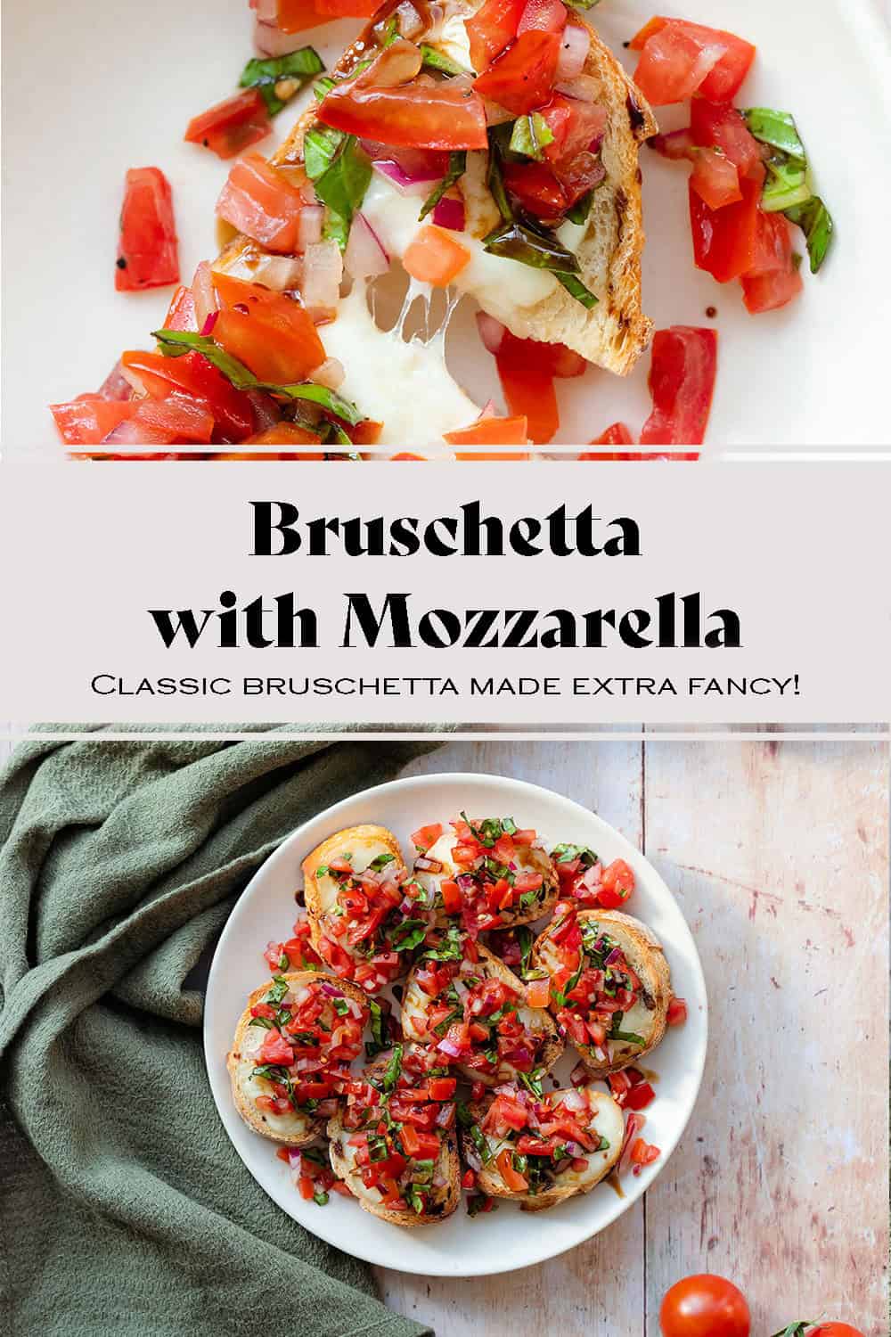 Bruschetta with Mozzarella