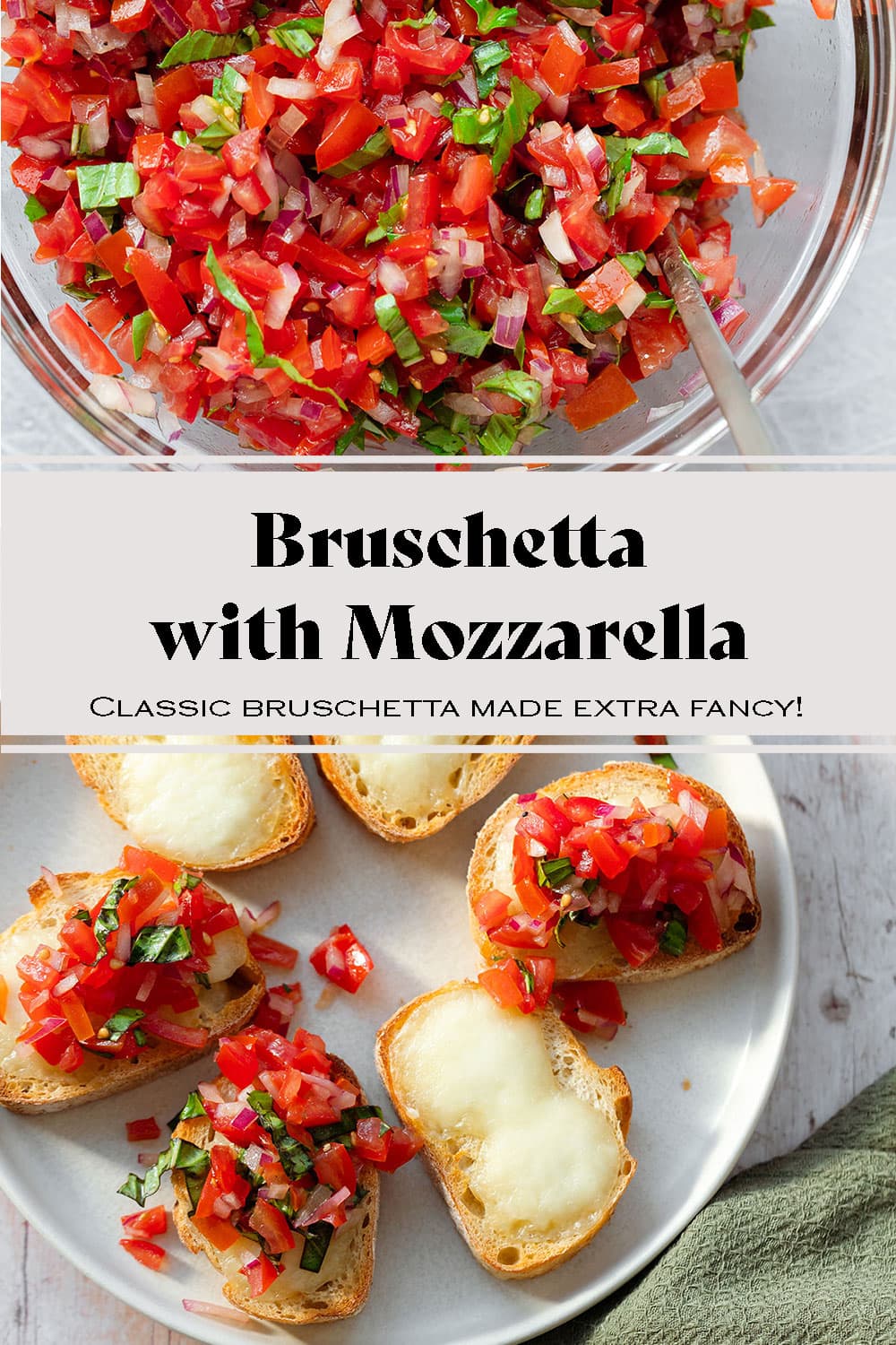Bruschetta with Mozzarella