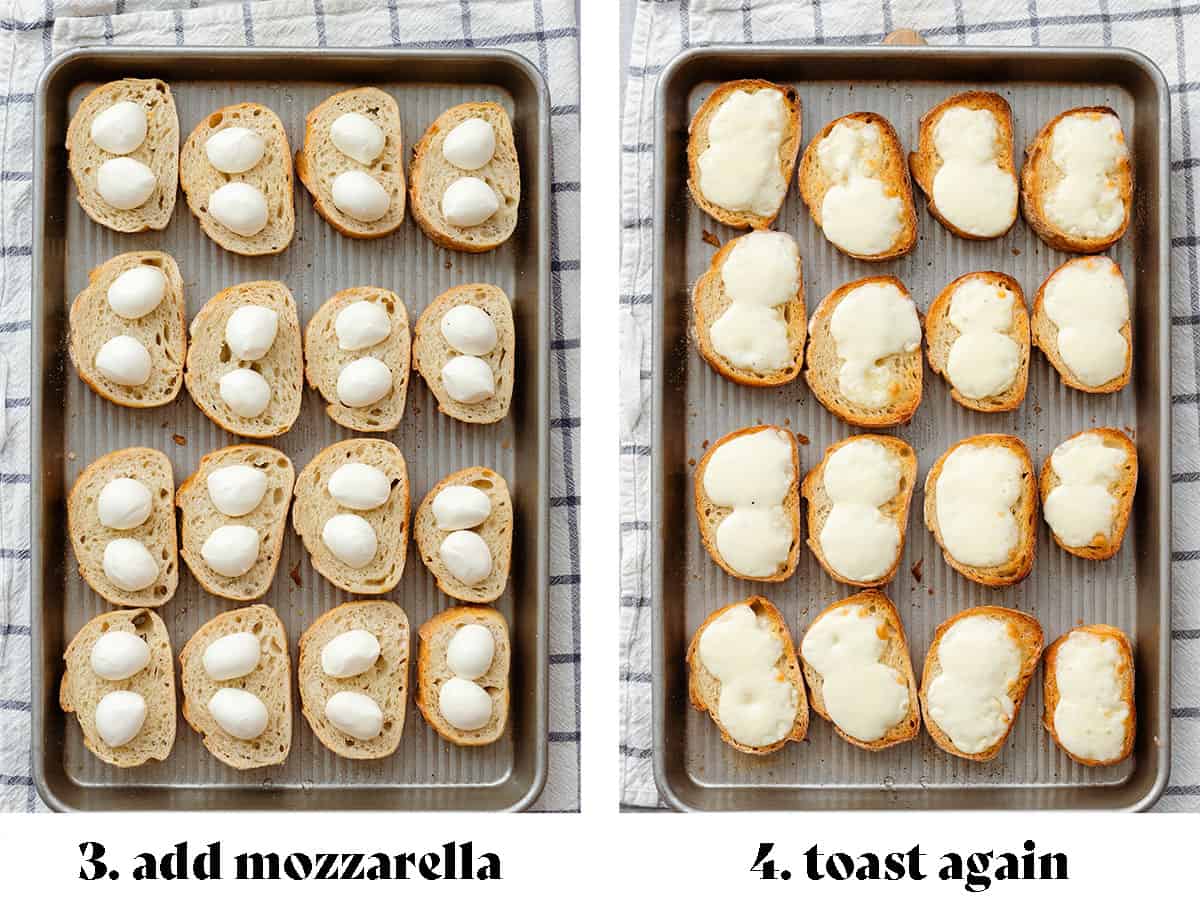 Bruschetta with Mozzarella - The Healthful Ideas