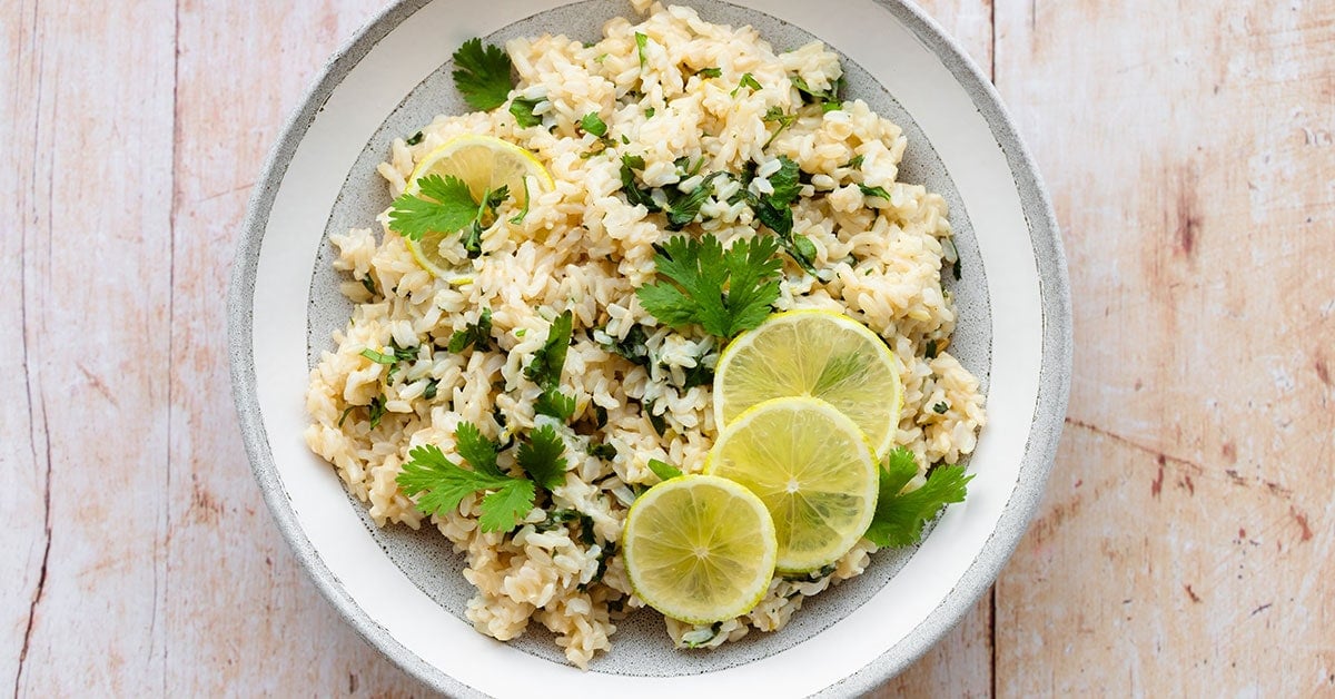 Cilantro Lime Rice - The Healthful Ideas
