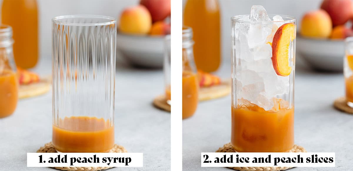 Iced Peach Green Tea (Starbucks Copycat) 