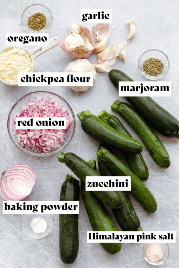 Zucchini Fritters with Garlic and Marjoram - The Healthful Ideas
