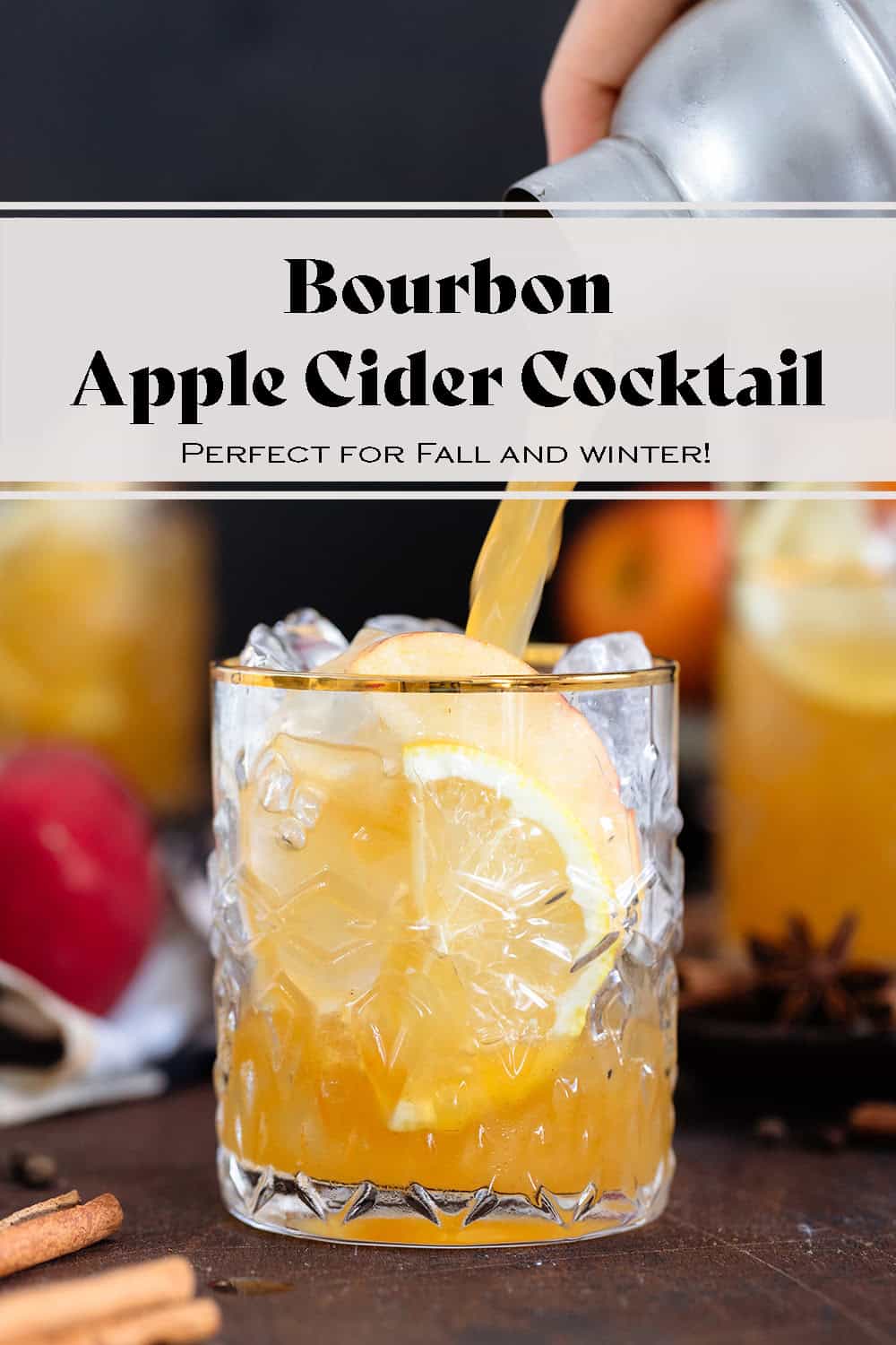 Apple Cider Bourbon Cocktail